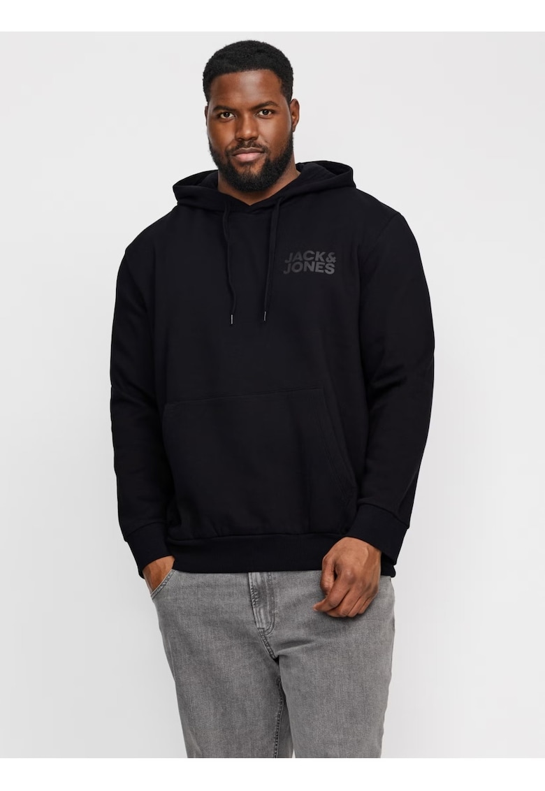 Plus Hanorac fara fermoar - barbati big sizes - cu logo