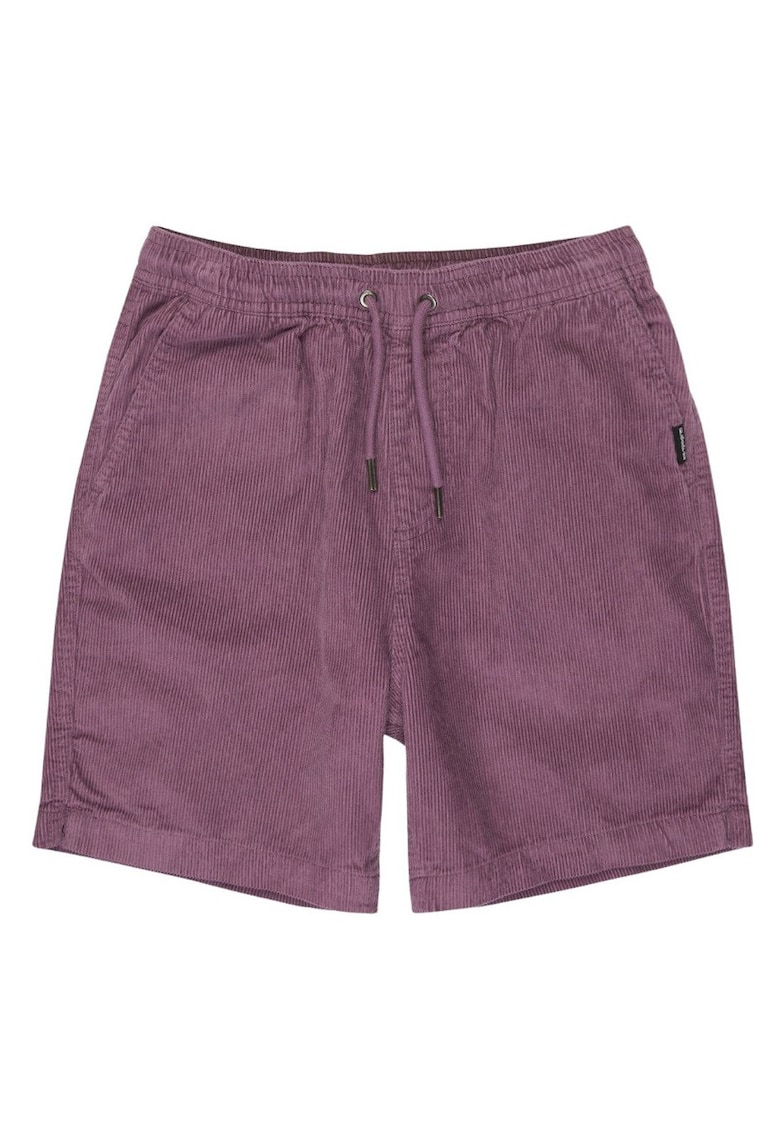 Pantaloni scurti copii TAXER CORDUROY - violet - material bumbac
