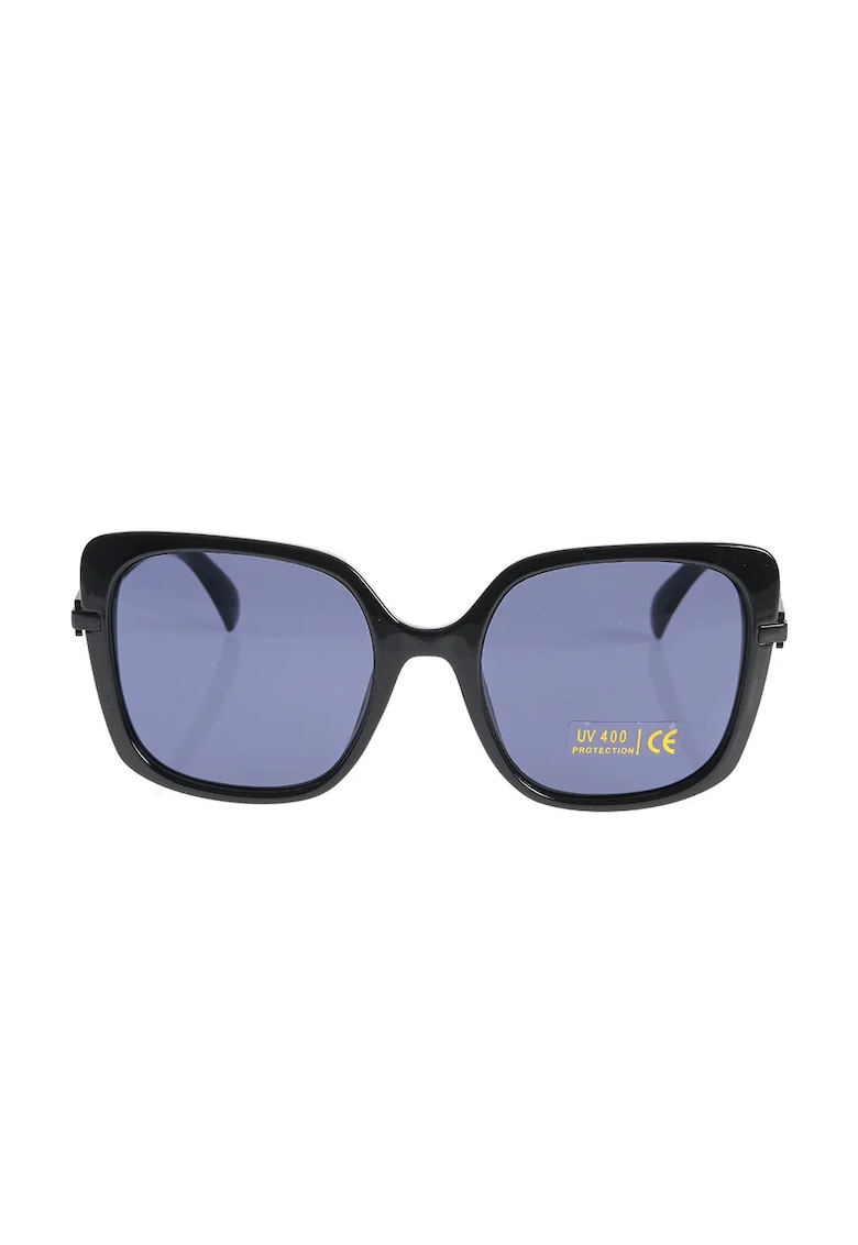 Ochelari de soare patrati negri cu lentile UV400