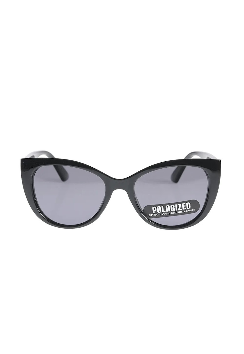 Ochelari de soare cat eye negri cu lentile polarizate UV400