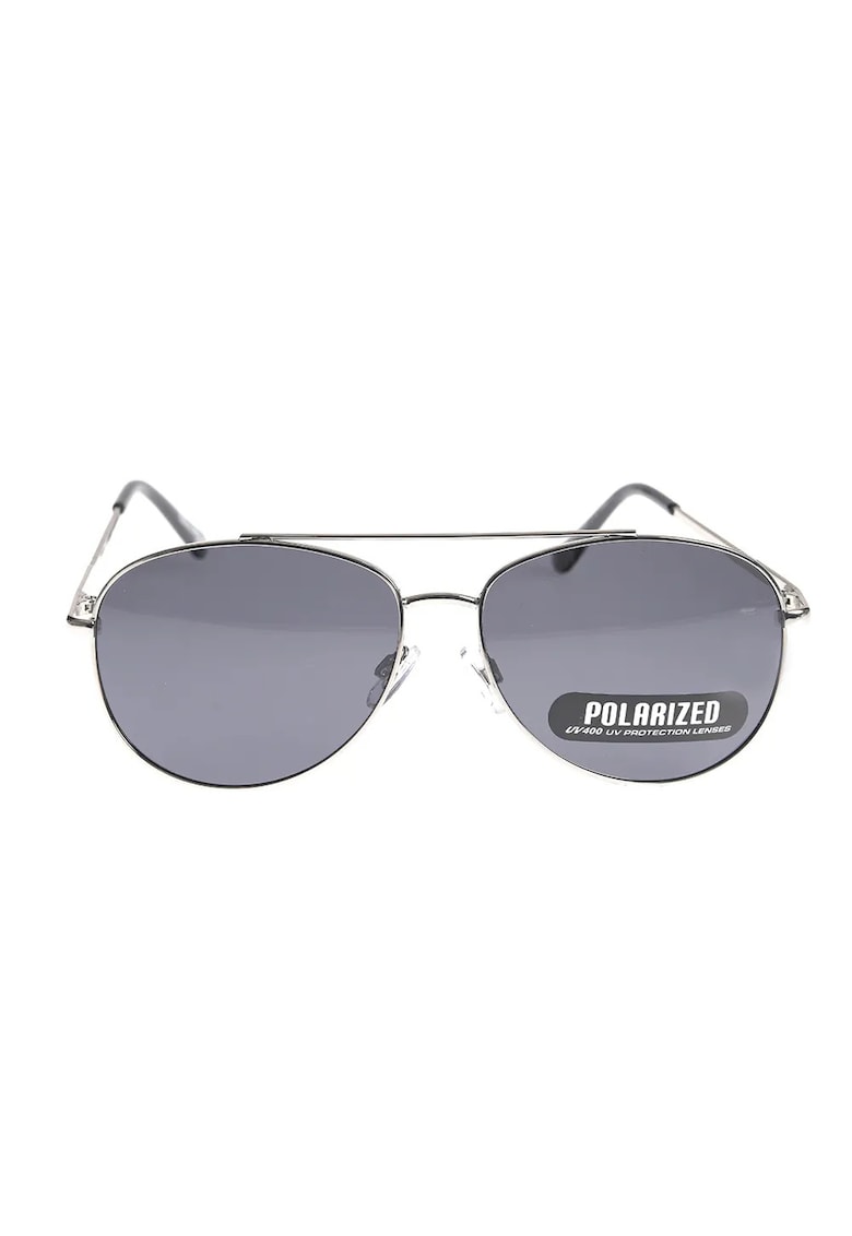 Ochelari de soare aviator cu lentile polarizate UV400 - Argintiu
