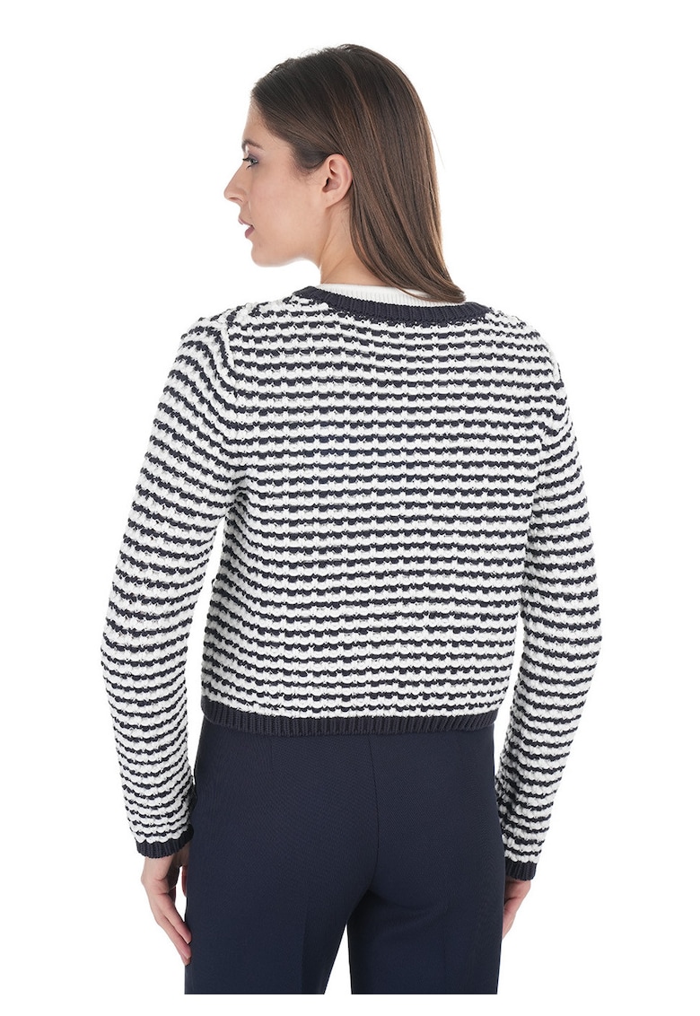 Cardigan cu model in dungi