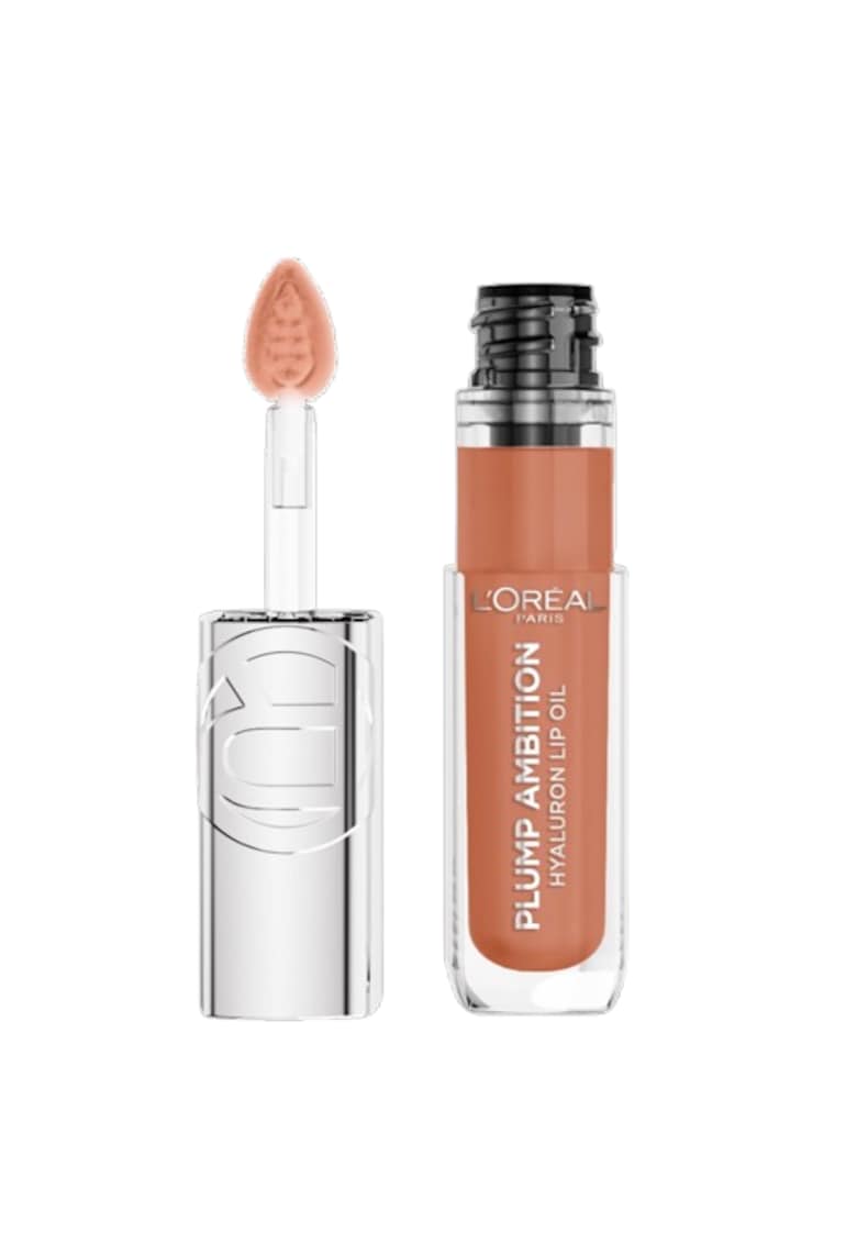 Ulei pentru buze cu efect de volum Plump Ambition Hyaluron Lip Oil - 5 ml - Latte Glace