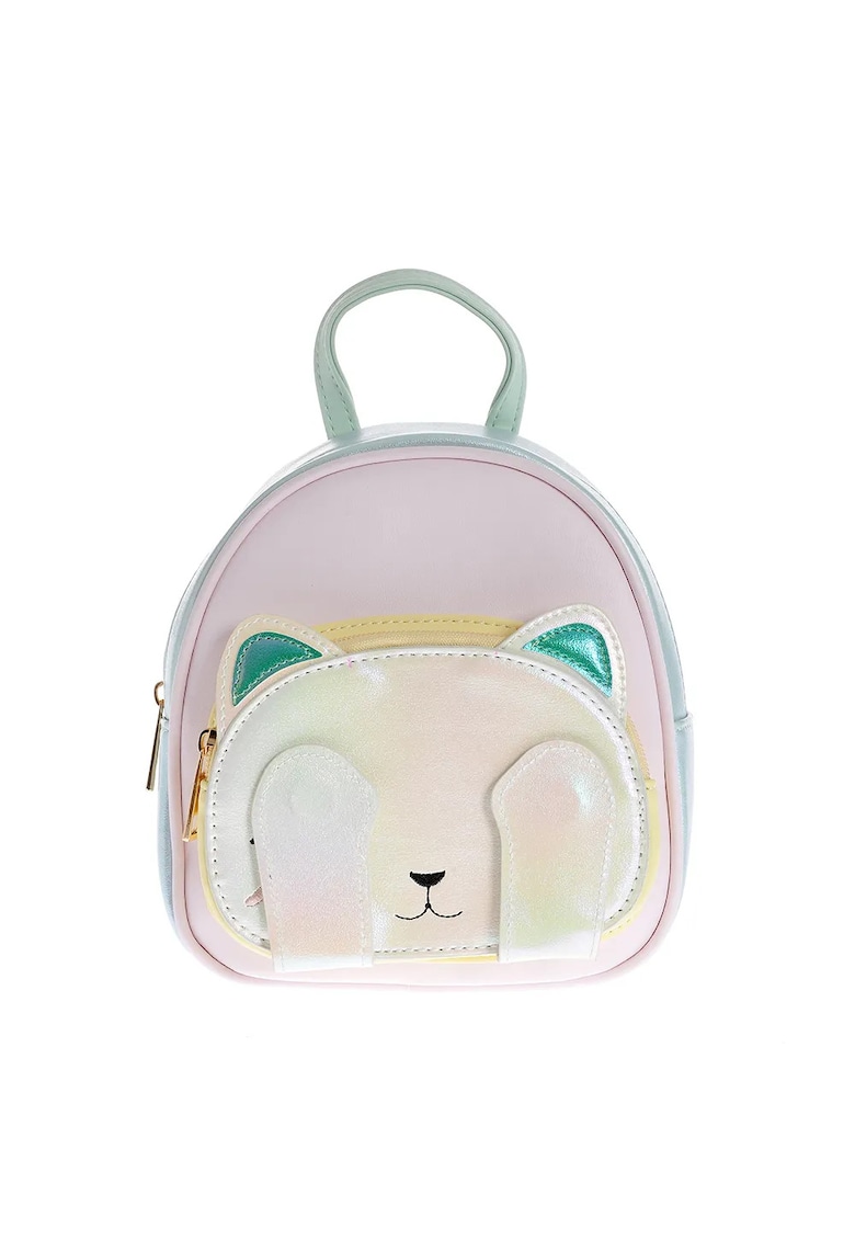 Rucsac multicolor cu urechi de pisica - 10x18x20cm