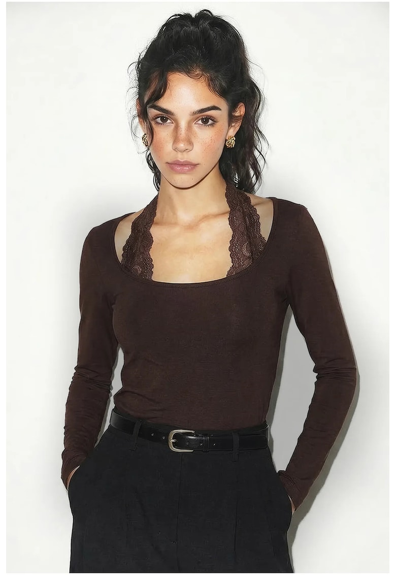 Bluza pentru dama - Maro inchis