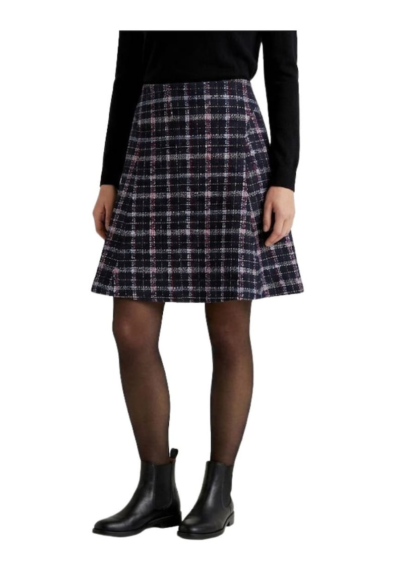 Fusta mini din tweed Jobi -