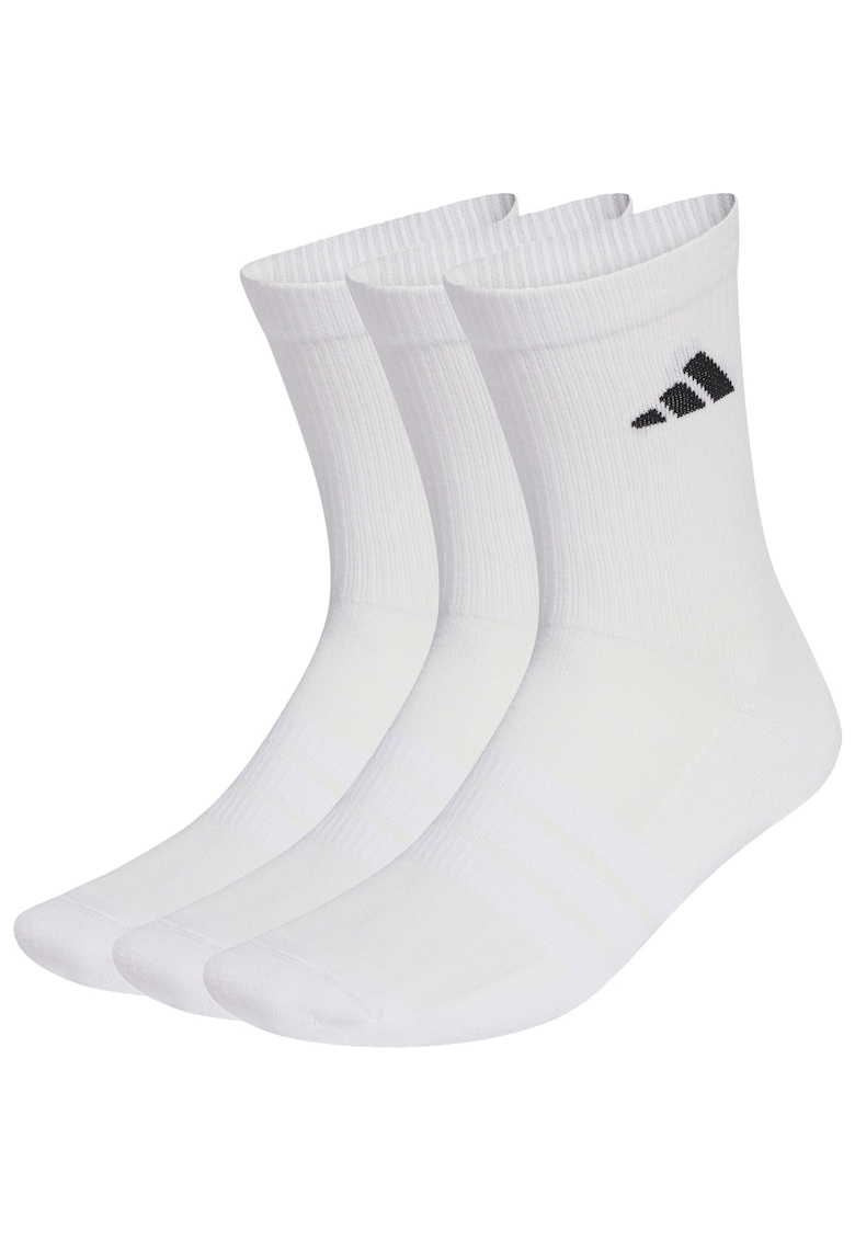 Set 3 perechi sosete Cushioned Sportswear Crew - alb -