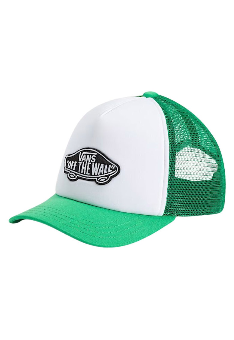 Sapca trucker Classic Patch alb bumbac ajustabil