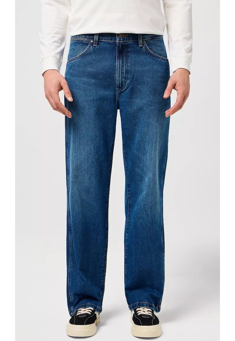 Blugi barbati - LOOSE STRAIGHT - bumbac 100% - albastru