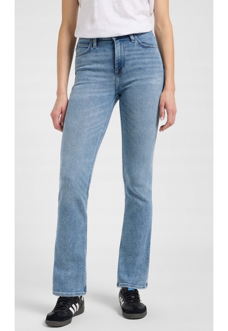 Blugi dama Breese Bootcut - elastic - albastru - bumbac/poliester/elastan/lyocell -