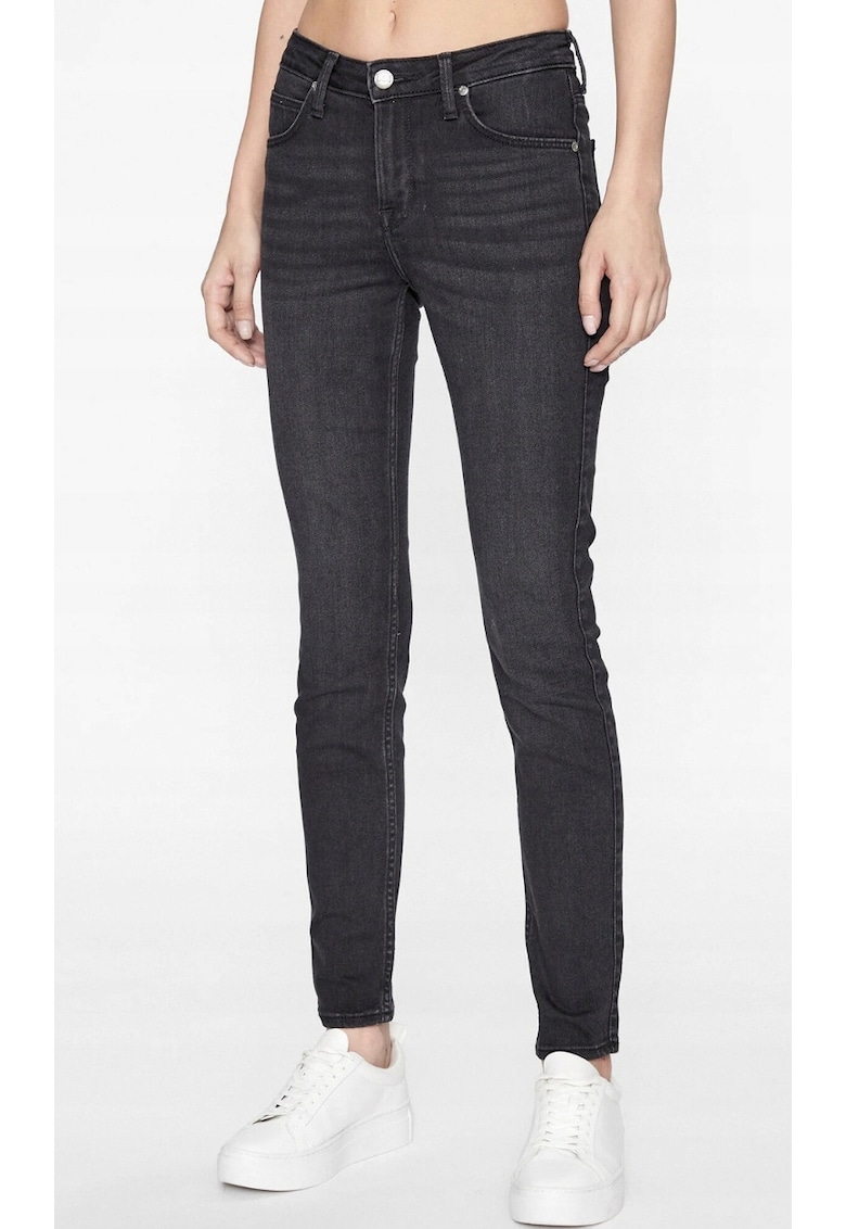 Blugi dama Scarlett High - skinny - negru - foarte elastici - din colectia Premium Quality -