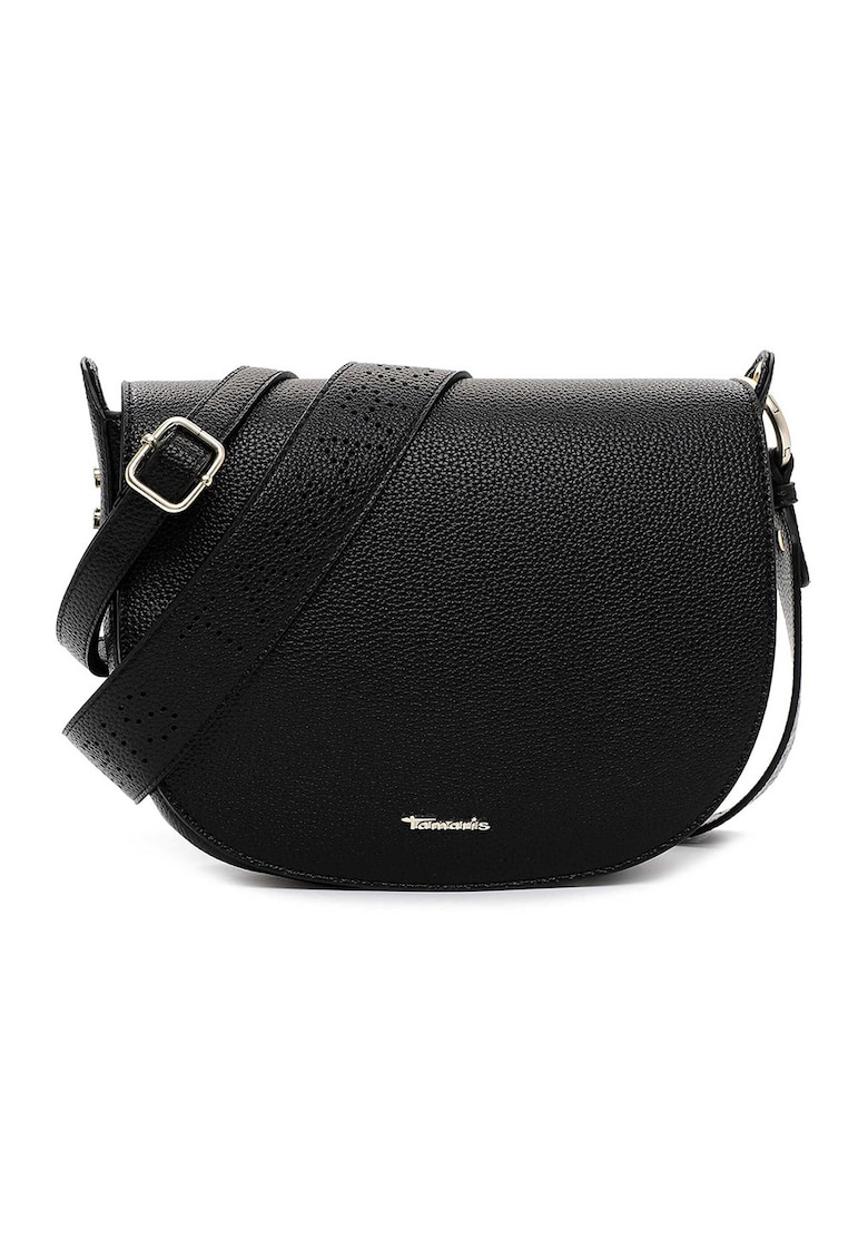 Geanta crossbody de piele ecologica - Negru
