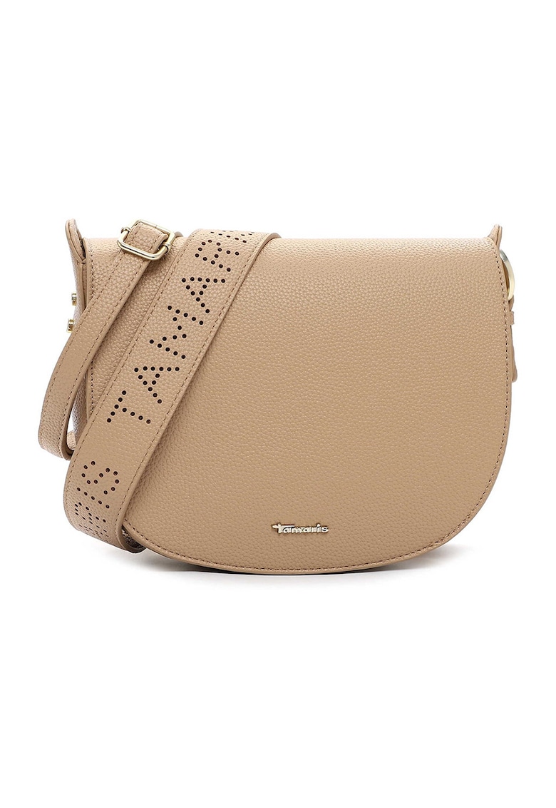 Geanta crossbody de piele ecologica - Bej deschis
