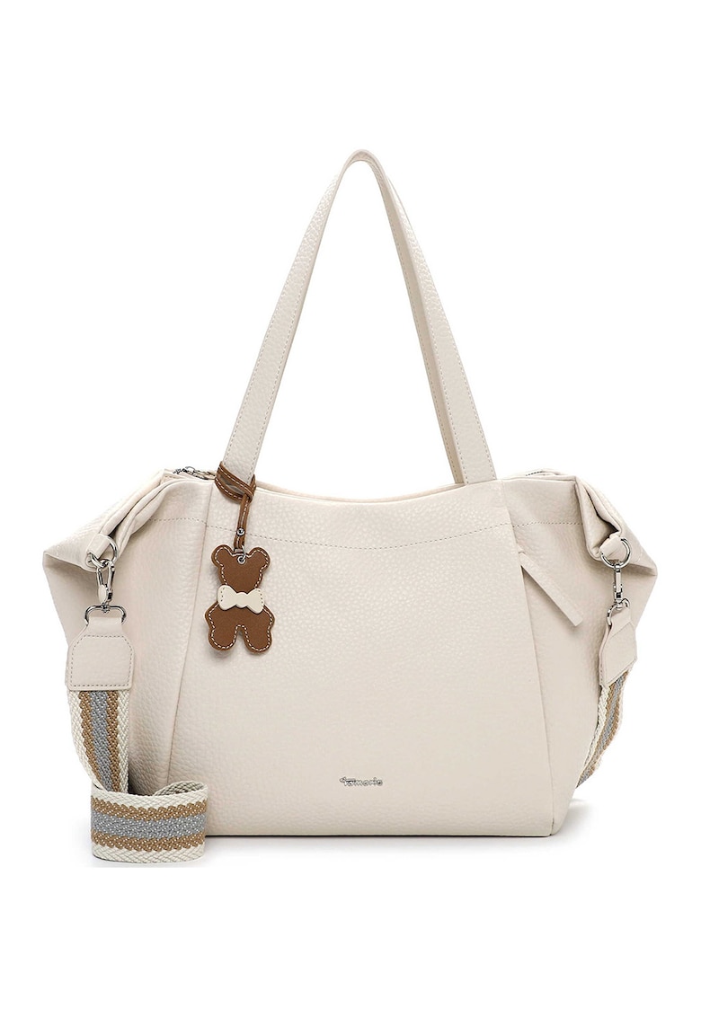 Geanta shopper de piele ecologica - Bej pal