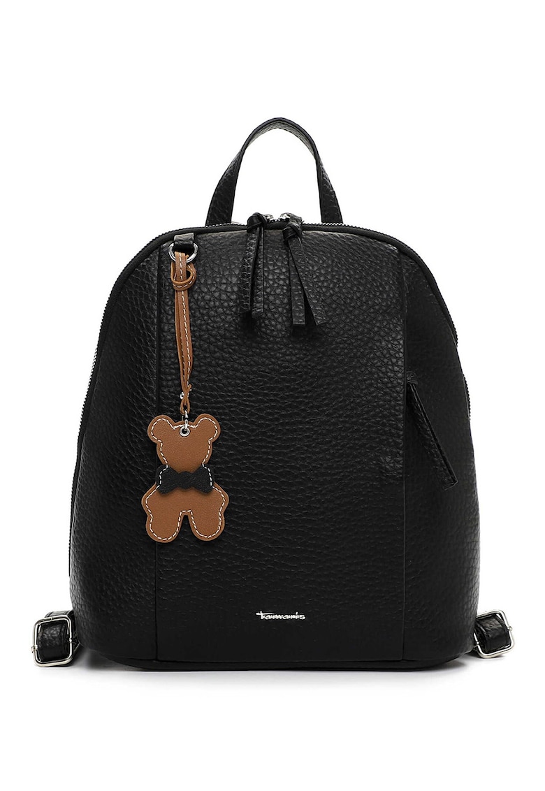 Rucsac de piele ecologica cu accesoriu - Negru