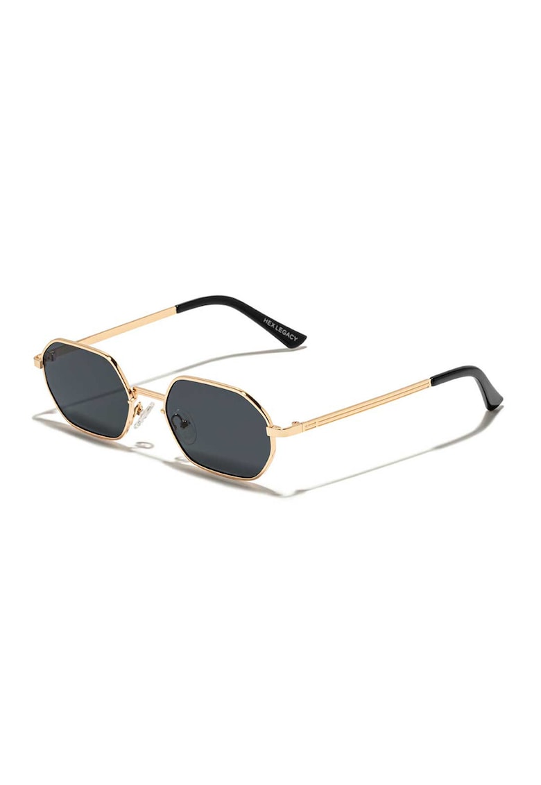 Ochelari de soare hexagonali unisex - Auriu