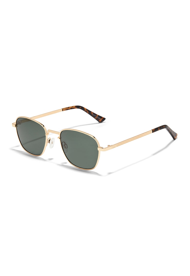 Ochelari de soare unisex cu rama metalica - Auriu