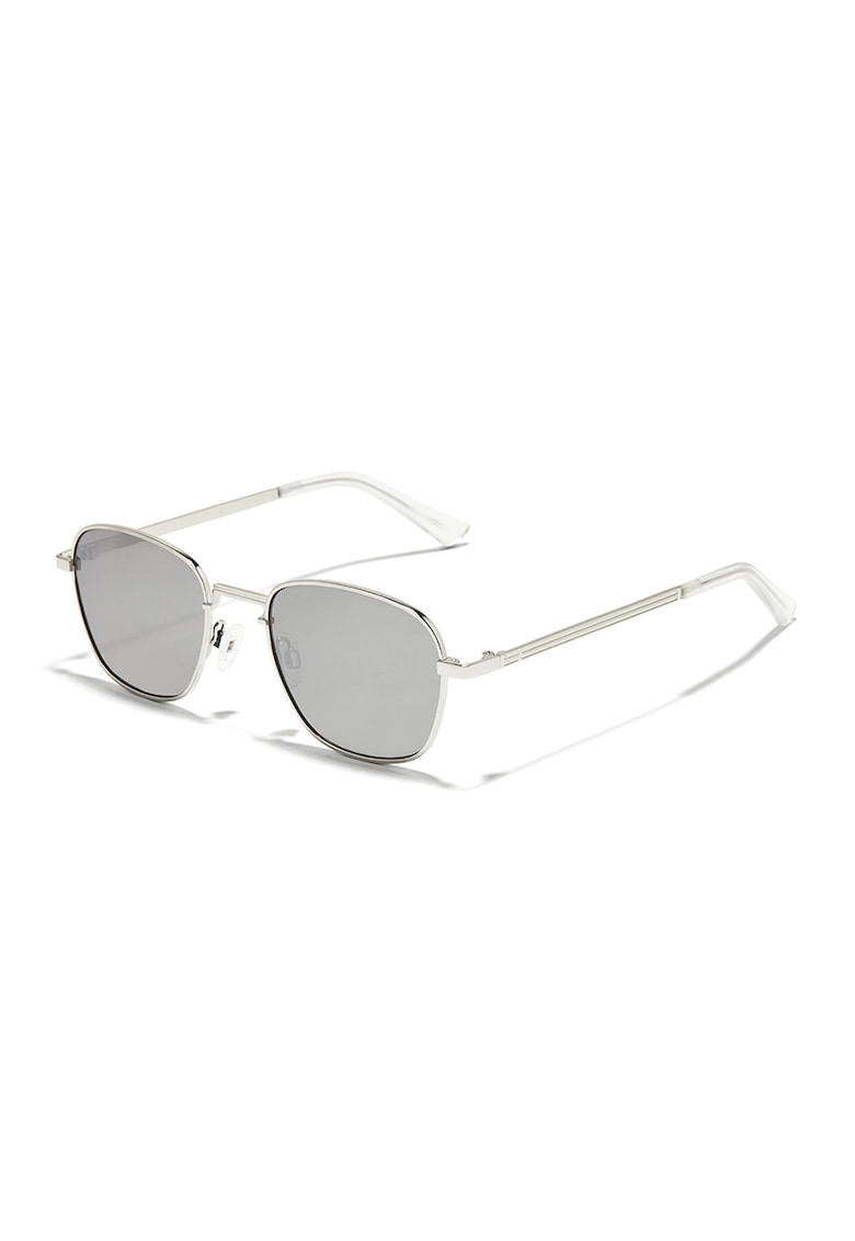 Ochelari de soare unisex cu rama metalica - Argintiu