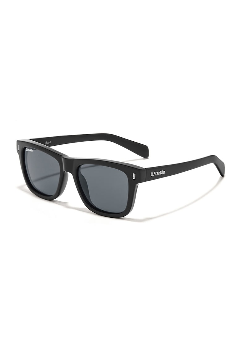 Ochelari de soare wayfarer unisex cu lentile polarizate - Negru