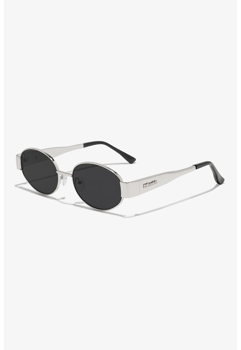 Ochelari de soare ovali unisex - Argintiu