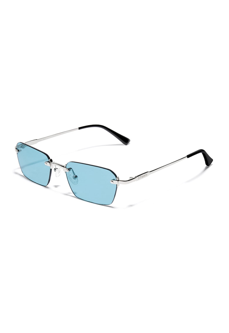 Ochelari de soare patrati unisex - Argintiu