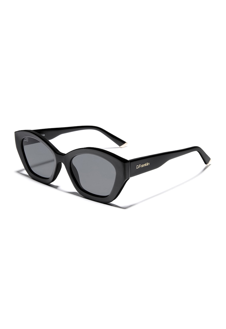 Ochelari de soare butterfly cu rama groasa - Negru