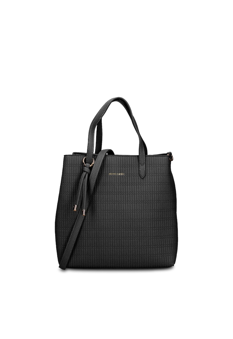 Geanta shopper din piele ecologica Oriana Chic - Negru