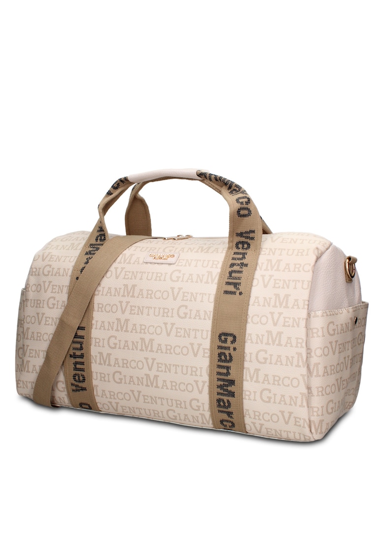 Geanta duffle de piele ecologica Callisto Plus - Kaki