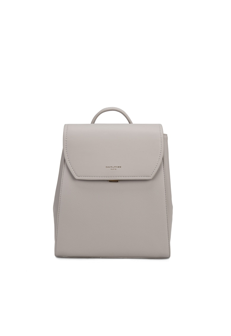 Rucsac de piele ecologica Elowen Plus - Maro taupe