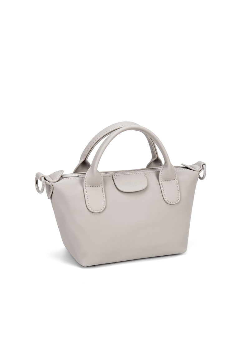 Geanta crossbodyde piele ecologica Eridan Elite - Maro taupe deschis