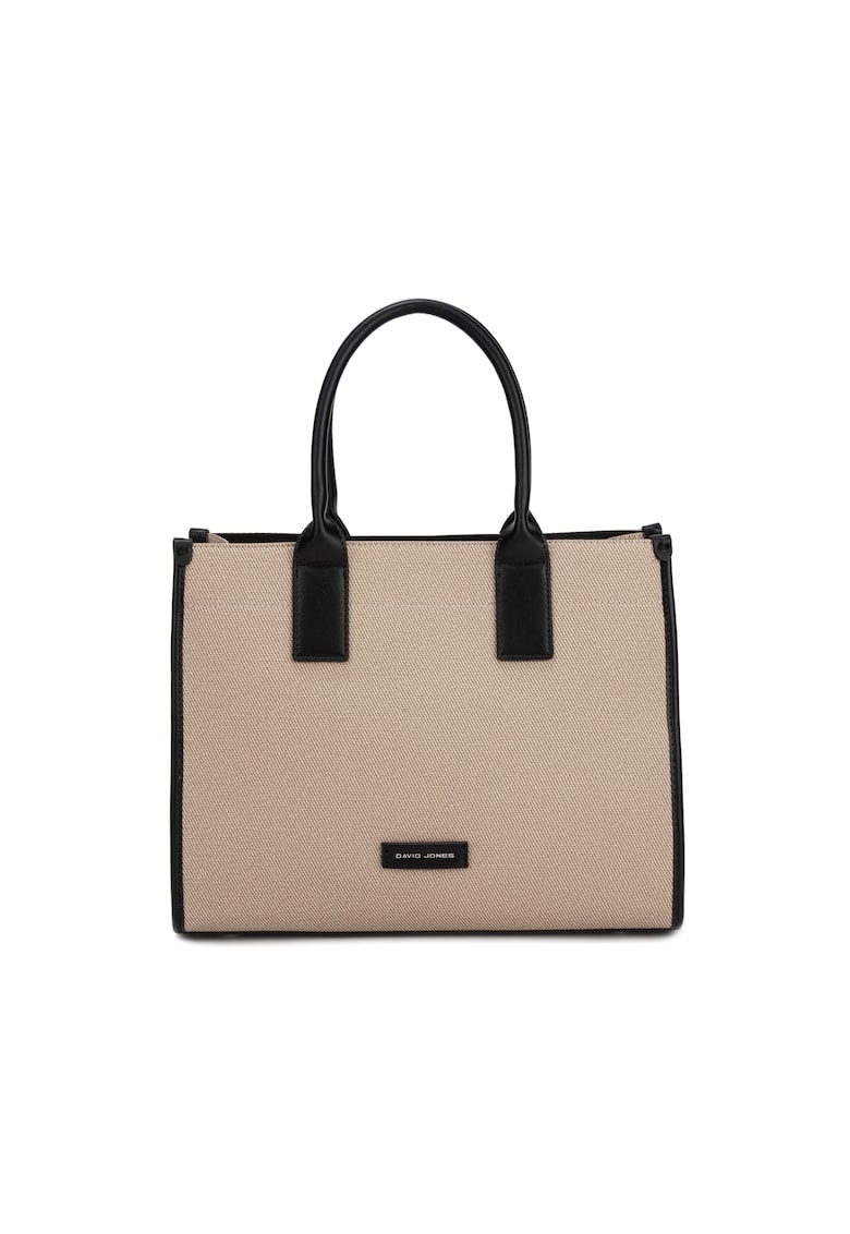 Geanta shopper cu logo discret Celeste Plus - Negru