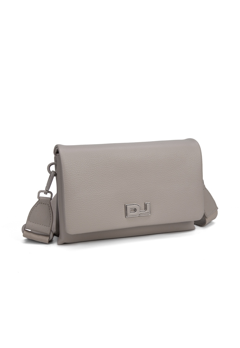 Geanta crossbody cu 2 compartimente Valeriana - Grej