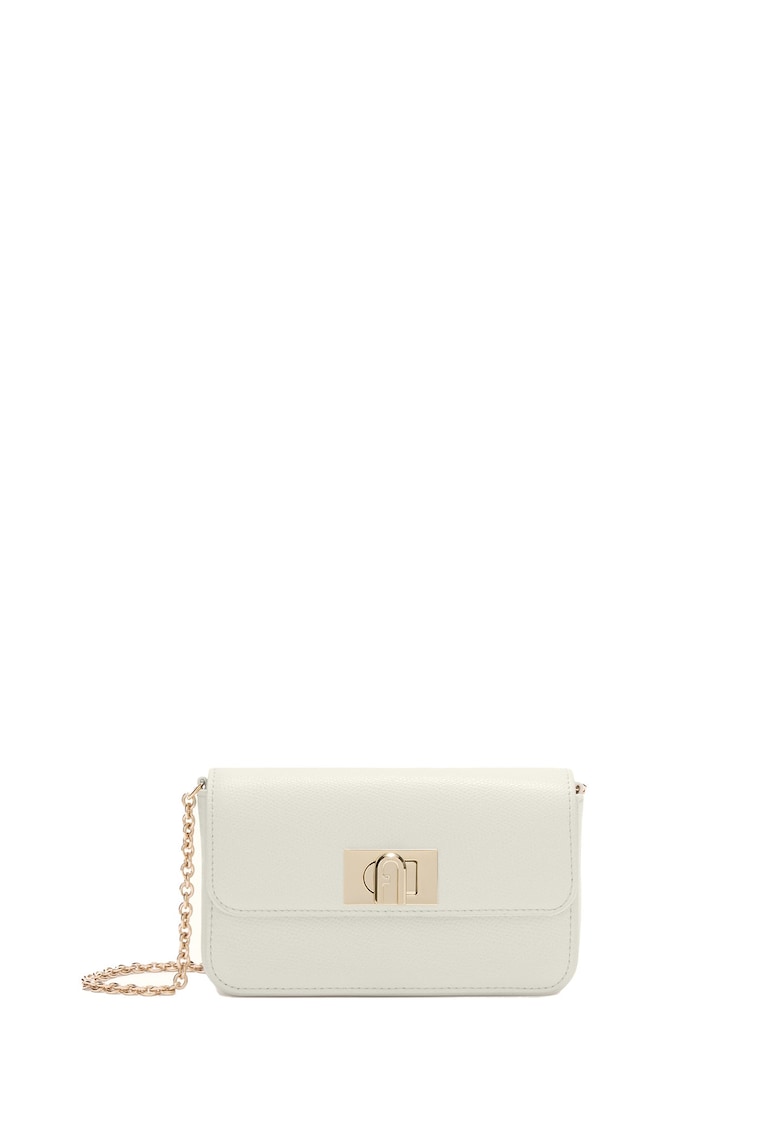Geanta crossbody din piele Lumina - Crem