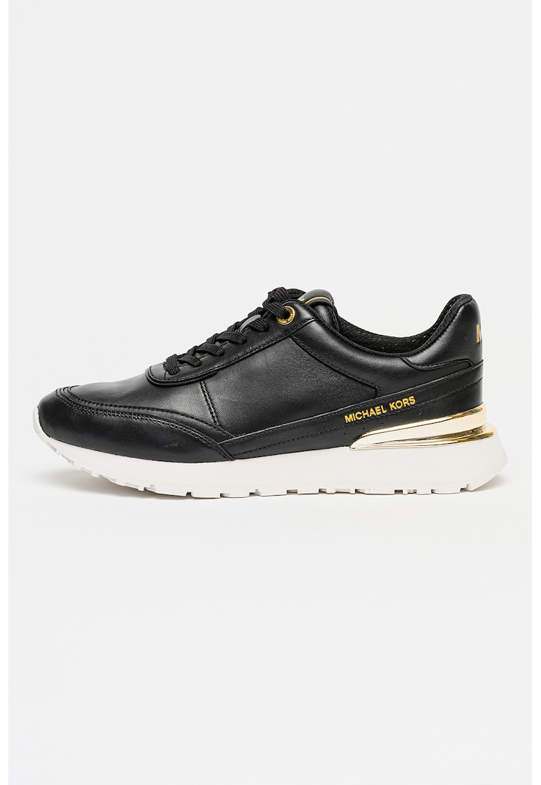 Pantofi sport Nova din piele - Auriu/Negru
