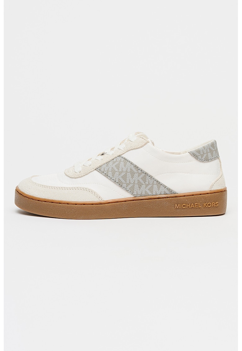 Pantofi sport Kaycee cu garnituri din piele intoarsa - Alb/Gri