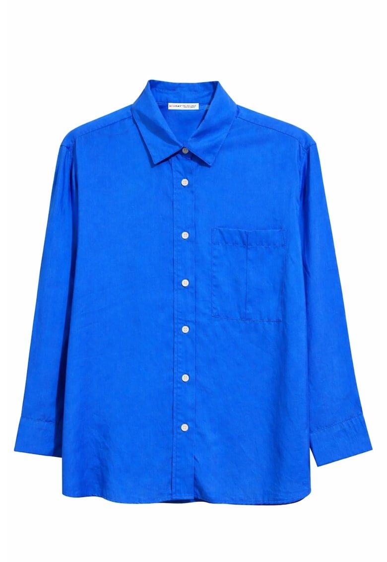 Camasi dama - Relaxed Fit - maneca lunga - Maya Blue - 90% modal