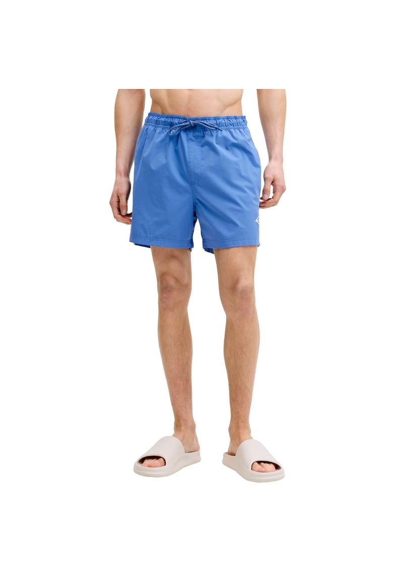 Short JACK &JONES Maui Tropic Solid SN 59892 - Albastru