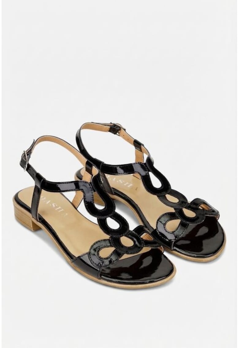 Sandale dama negre stil casual - Negru