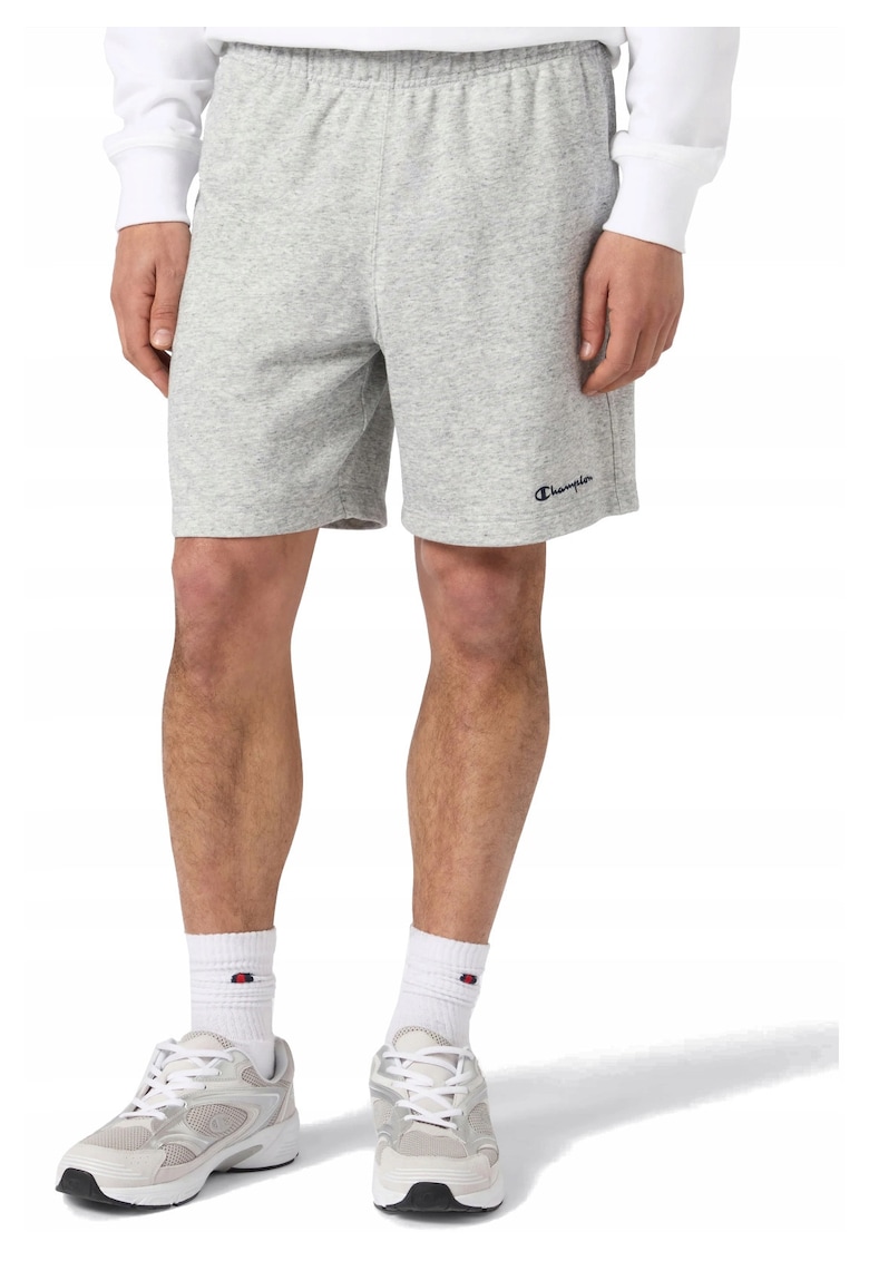 Pantaloni scurti cu buzunare laterale si talie medie -