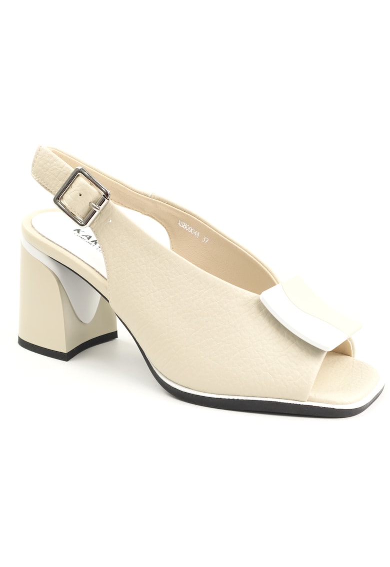 Sandale dama piele naturala 7QXS80004A 52 N - Bej