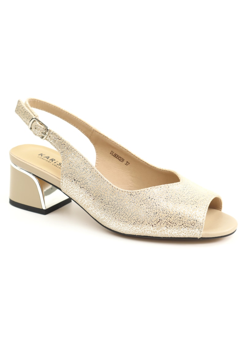 Sandale dama piele naturala H3DL80002B 03 I - Bej