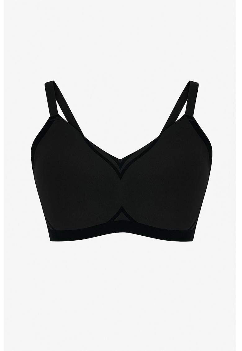 Sutien cu bureti detasabili - Negru -