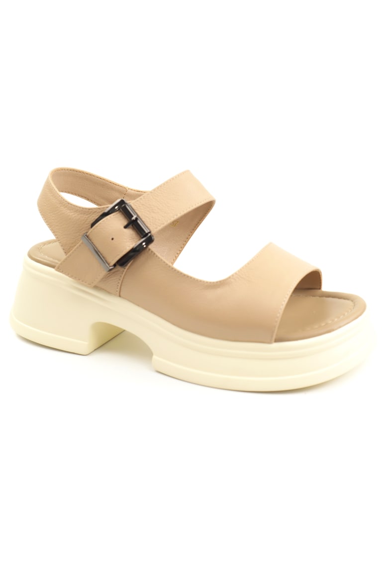 Sandale dama piele naturala 2566 - Bej