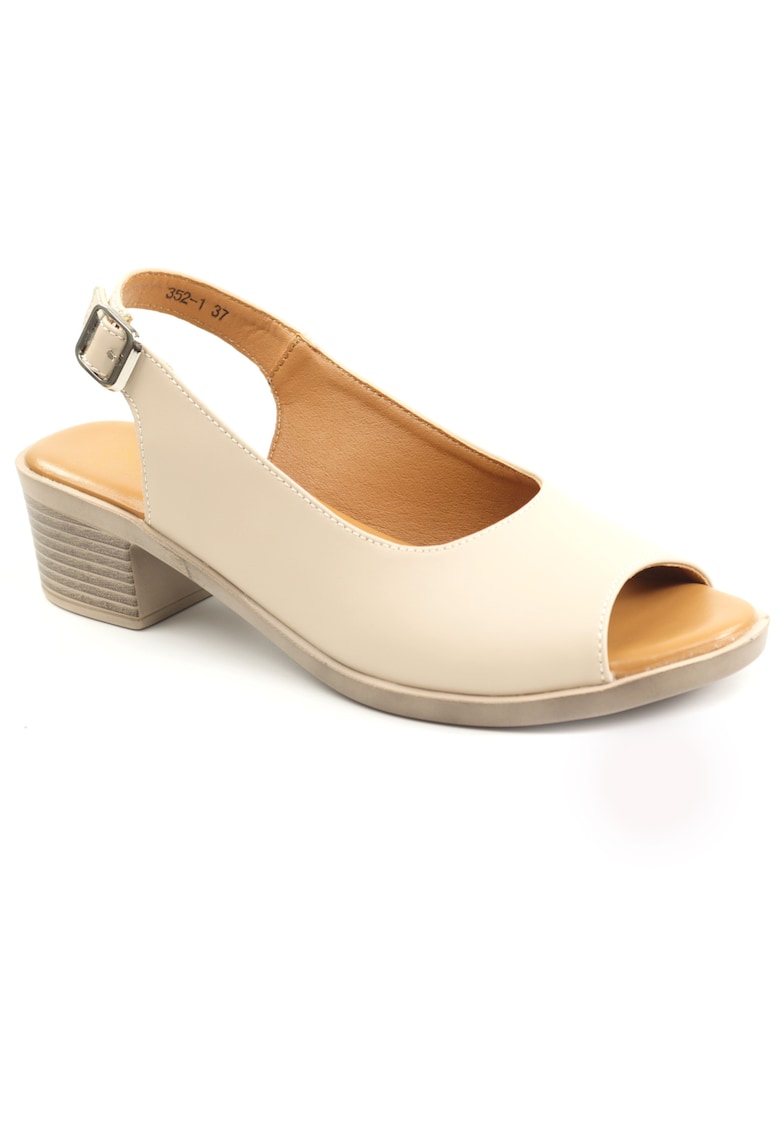 Sandale dama piele naturala 352 1 - Bej
