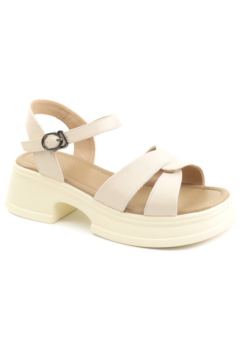 Sandale dama piele naturala 2567 - Bej
