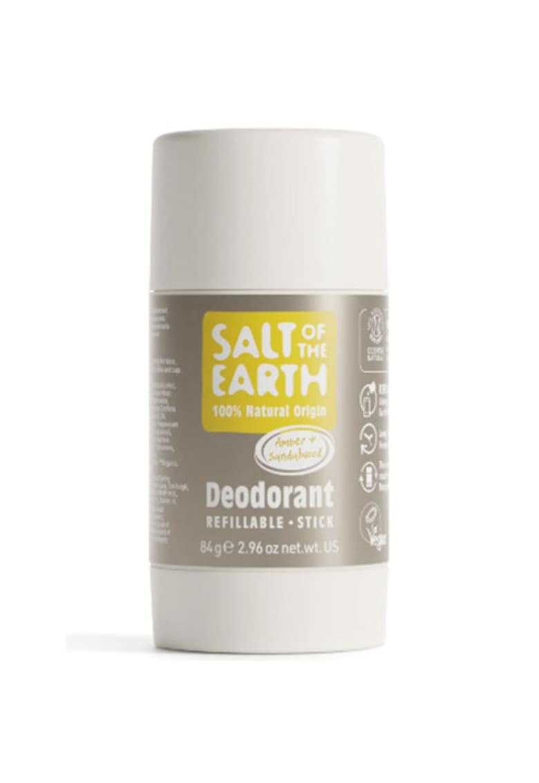 Deodorant Stick Natural Amber Sandalwood - 84gr