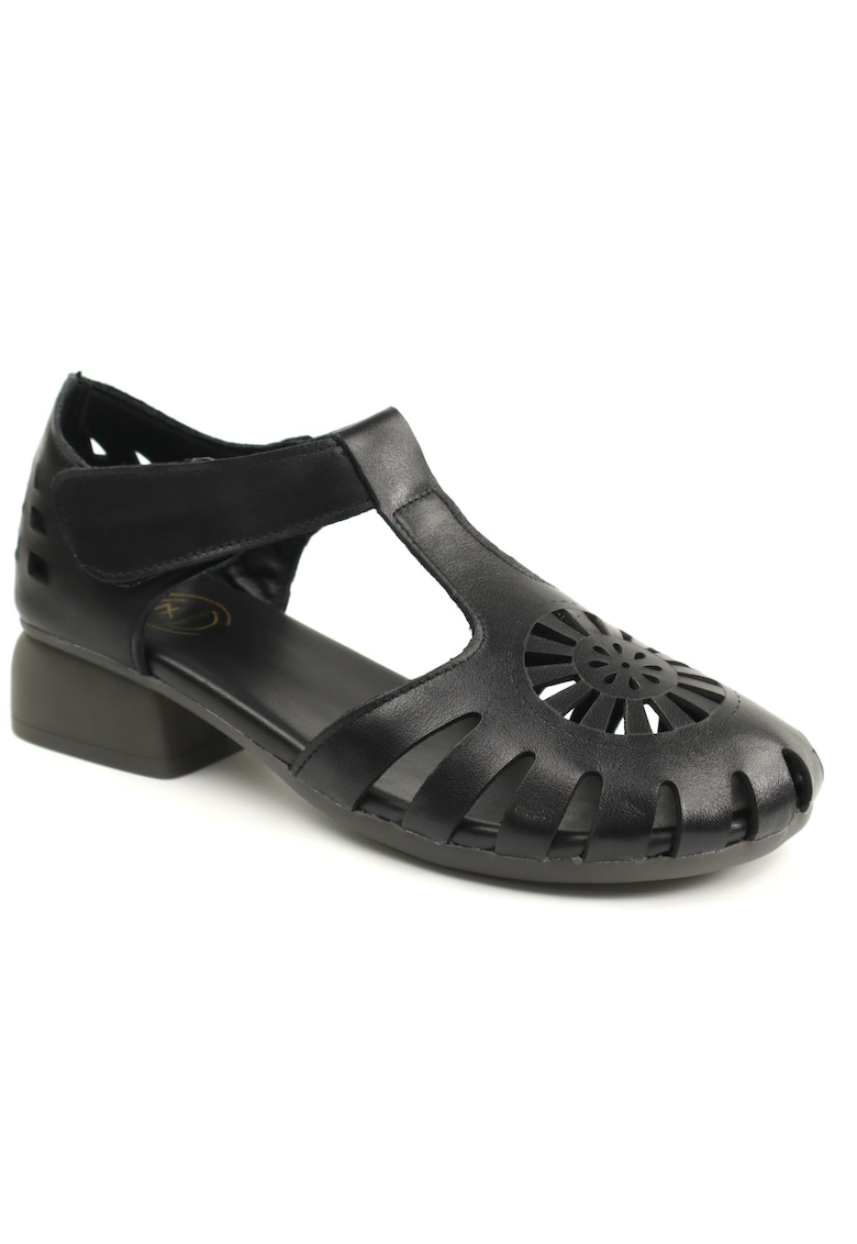 Pantofi dama decupati 631 - Negru
