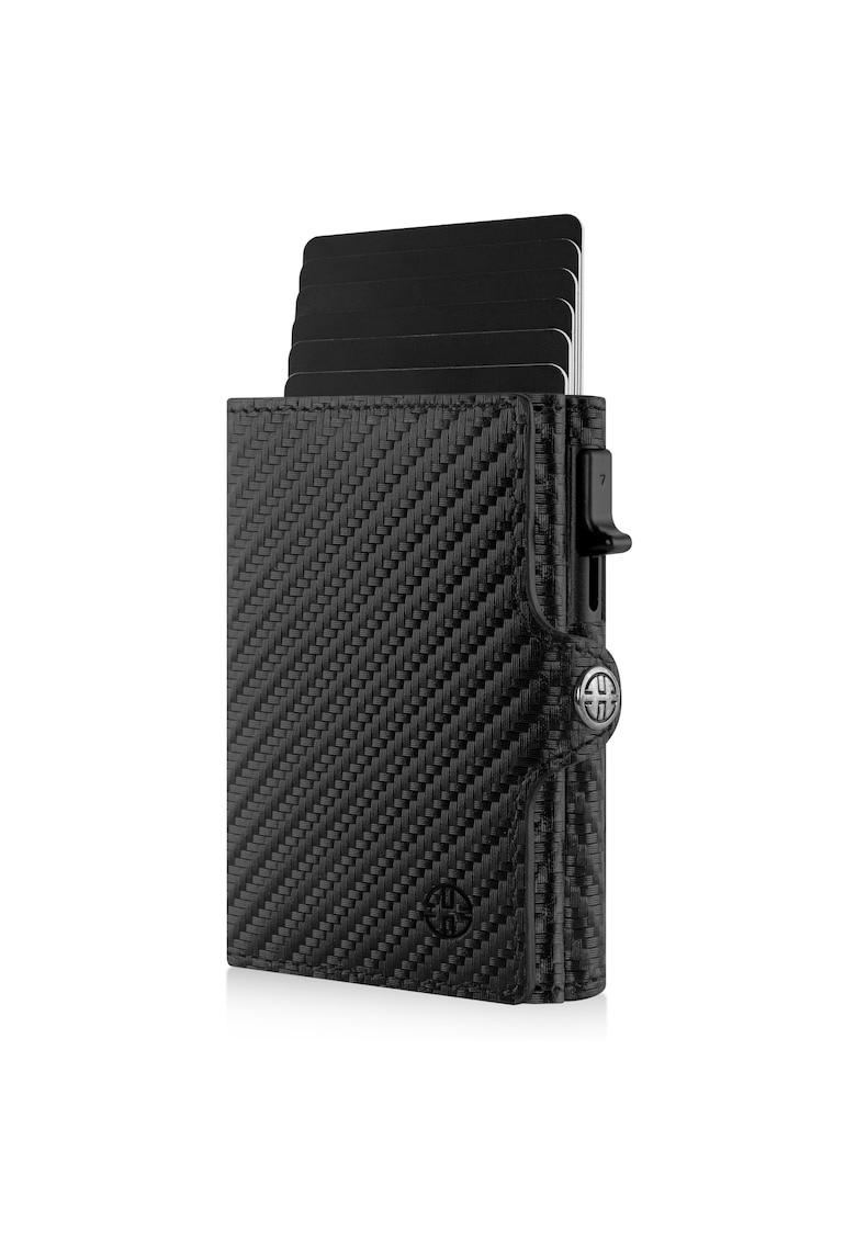 Portofele Palermo - Carbon Fiber Negru