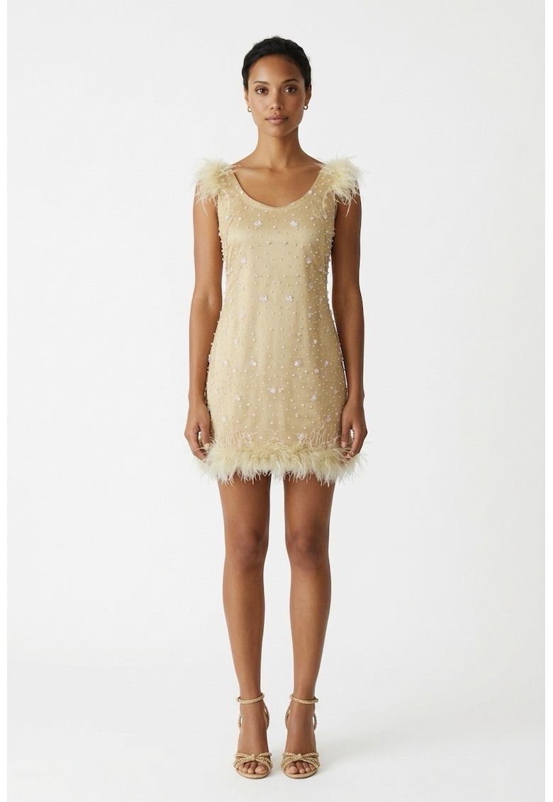 Rochie Megan - Bej deschis