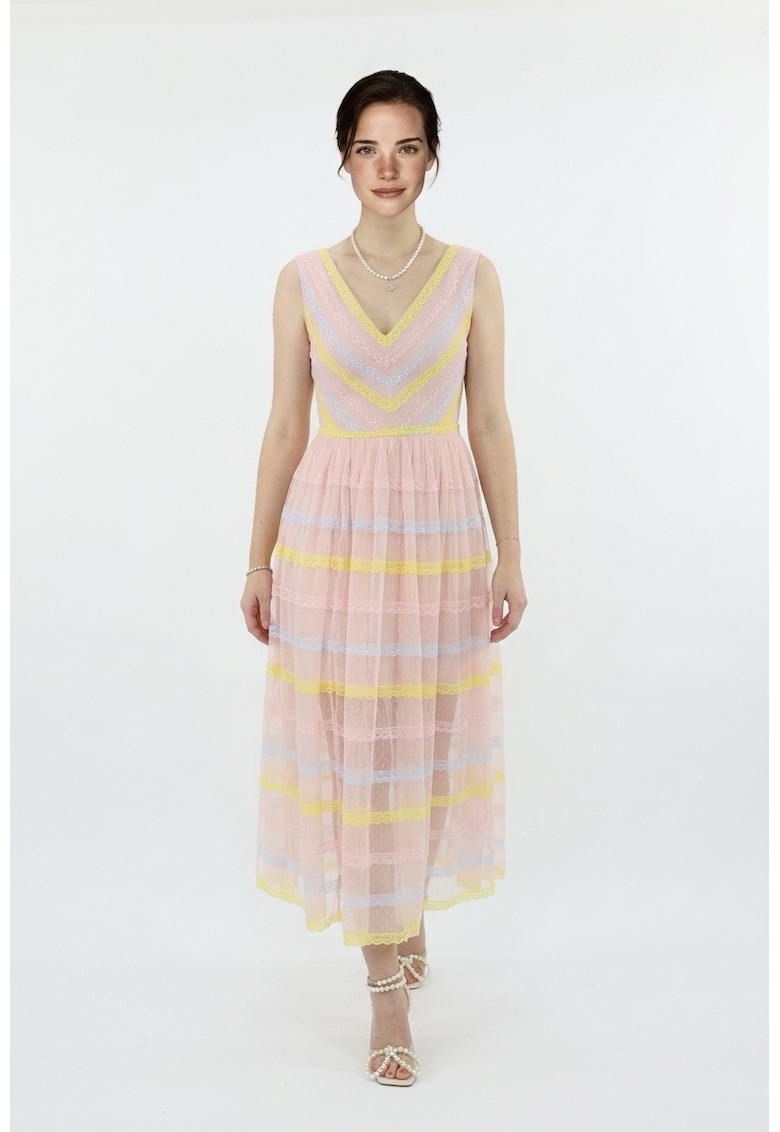 Rochie Enid - Roz pal